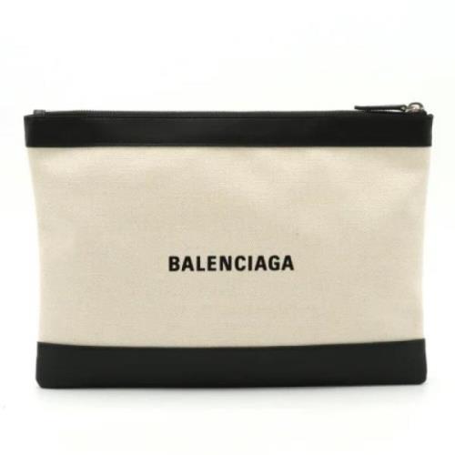 Pre-owned Canvas balenciaga-bags Balenciaga Vintage , Beige , Dames