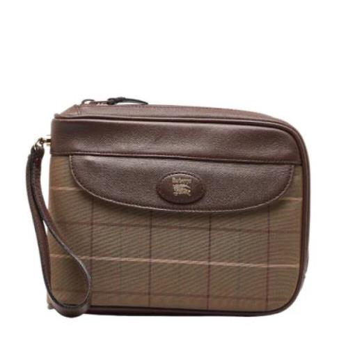 Pre-owned Fabric pouches Burberry Vintage , Brown , Dames