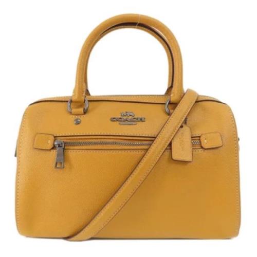 Pre-owned Plastic handbags Coach Pre-owned , Yellow , Dames