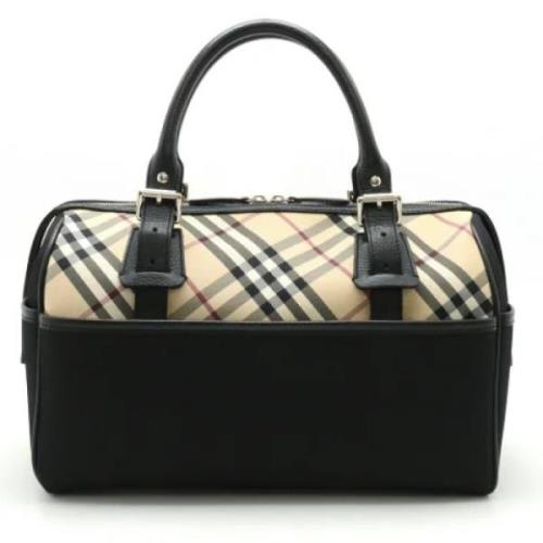 Pre-owned Canvas handbags Burberry Vintage , Black , Dames