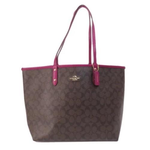 Pre-owned Plastic totes Coach Pre-owned , Brown , Dames