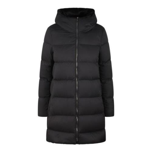 Gewatteerde waterafstotende donsjas Fw24 Herno , Black , Dames