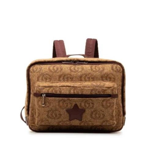 Pre-owned Fabric gucci-bags Gucci Vintage , Brown , Dames