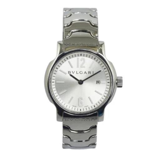 Pre-owned Stainless Steel watches Bvlgari Vintage , Gray , Dames