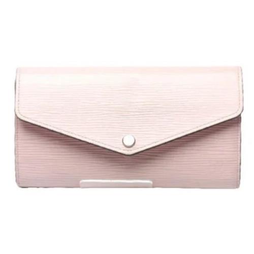 Pre-owned Fabric wallets Louis Vuitton Vintage , Pink , Dames