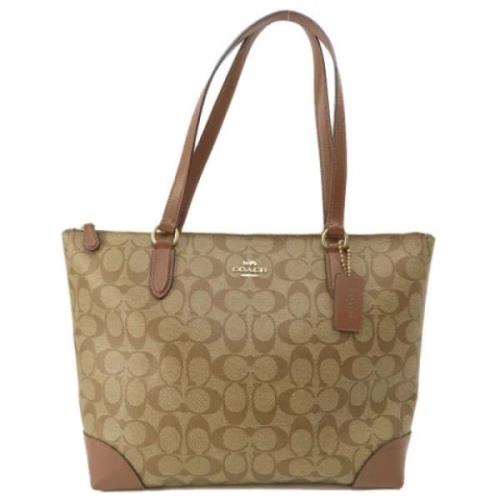 Pre-owned Plastic totes Coach Pre-owned , Brown , Dames