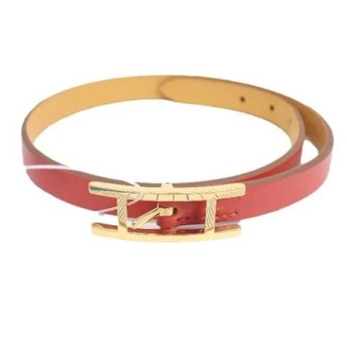 Pre-owned Fabric hermes-jewelry Hermès Vintage , Red , Dames