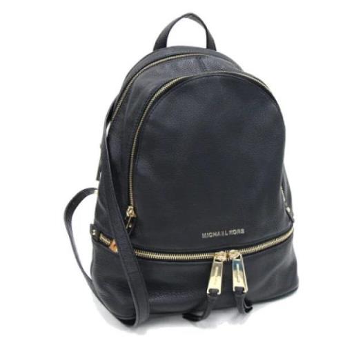 Pre-owned Leather backpacks Michael Kors Pre-owned , Black , Dames