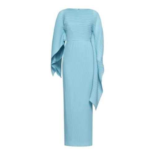 Blauwe Adami Maxi Jurk Solace London , Blue , Dames