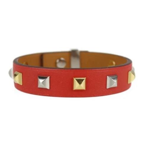 Pre-owned Metal hermes-jewelry Hermès Vintage , Red , Dames