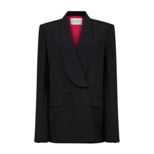 Zwarte Shawl Kraag Blazer Nina Ricci , Black , Dames