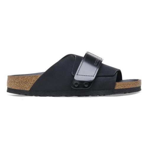 Kyoto Nubuck Sandalen Birkenstock , Black , Dames