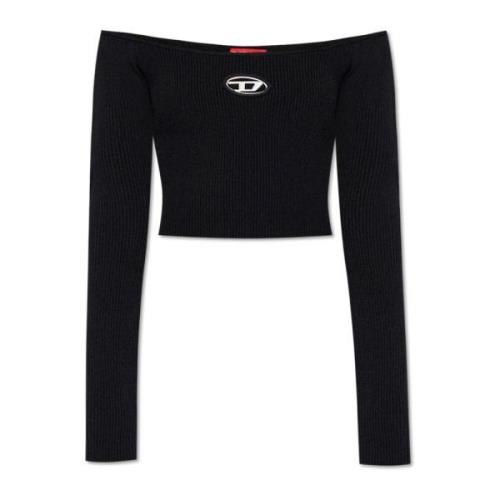 Sweater M-Vera-Ls Diesel , Black , Dames