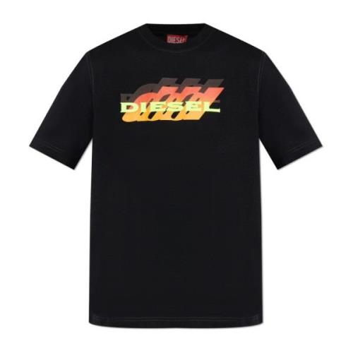 T-shirt T-Adjust-K5 Diesel , Black , Heren