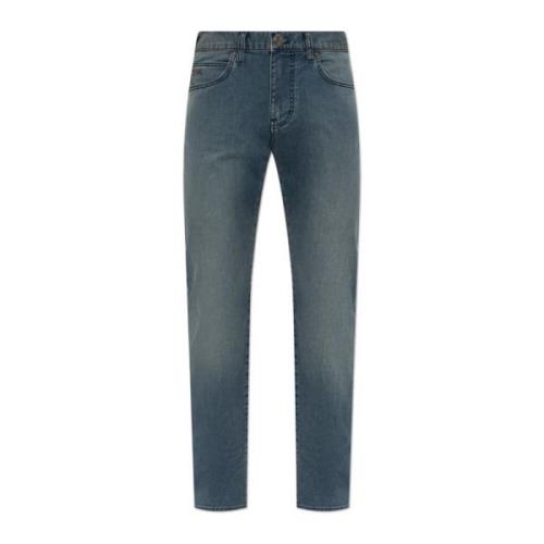 J45 reguliere type jeans Emporio Armani , Blue , Heren