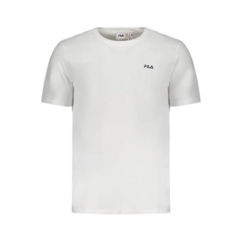 Katoenen T-shirt Pak Wit Zwart Fila , White , Heren