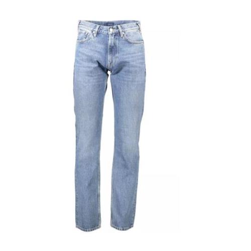 Lichtblauwe Katoenen Jeans Broek Gant , Blue , Heren