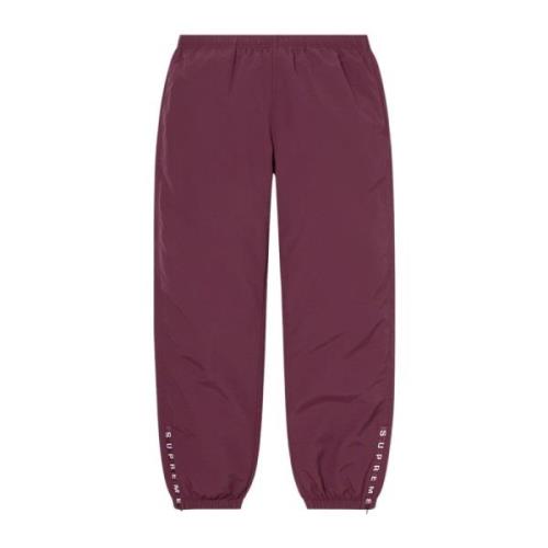 Beperkte oplage Warm Up Pant Burgundy Supreme , Red , Heren