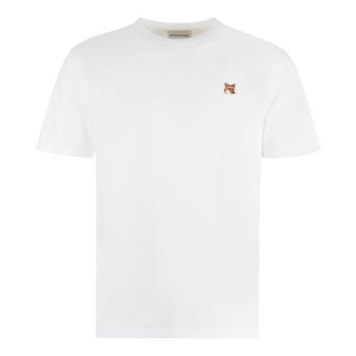 T-Shirts Maison Kitsuné , White , Heren