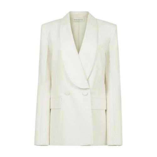 Natuurlijke Shawl Kraag Blazer Nina Ricci , White , Dames