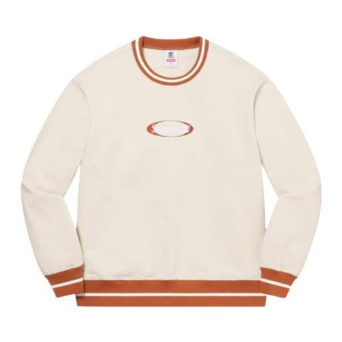 Retro Street Crewneck Limited Edition Supreme , Beige , Heren