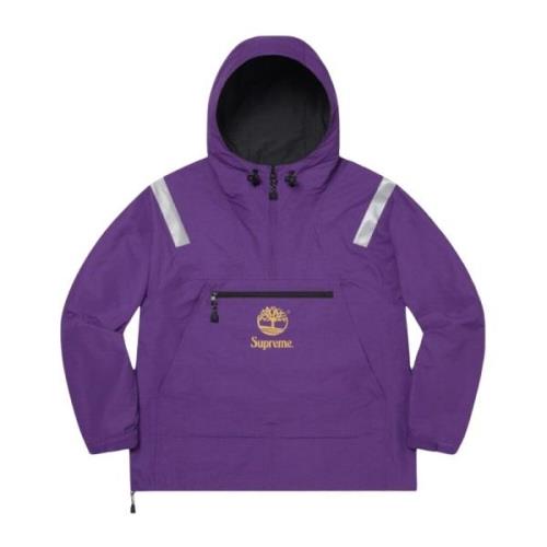 Reflecterende Taping Anorak Paars Supreme , Purple , Heren