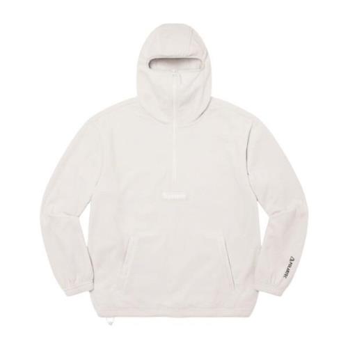 Beperkte oplage Polartec Facemask Half Zip Pullover Supreme , White , ...