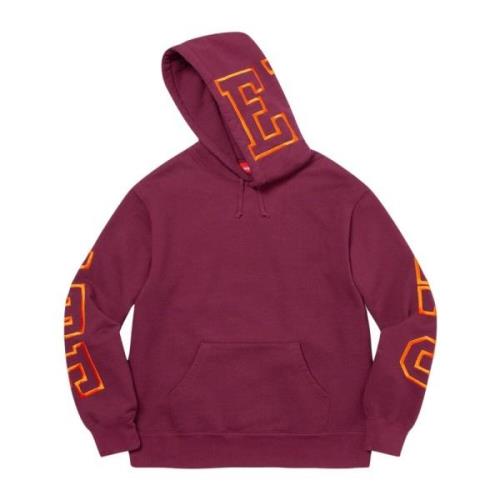 Burgundy State Hooded Sweatshirt Limited Edition Supreme , Red , Heren