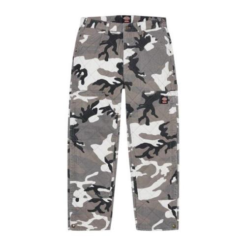 Quilted Double Knee Painter Pant Grey Camo Supreme , Multicolor , Here...