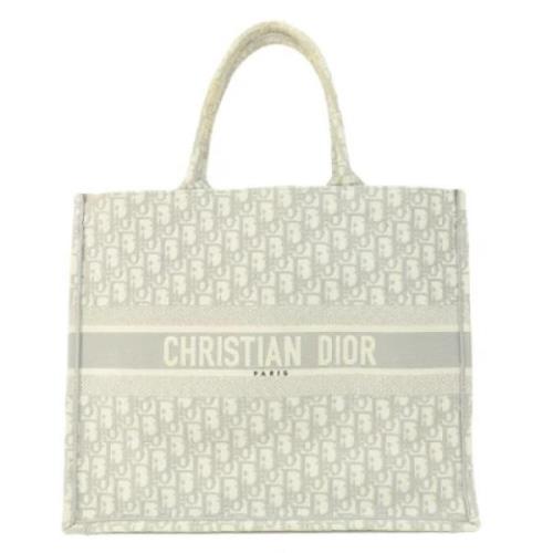 Pre-owned Canvas dior-bags Dior Vintage , Gray , Dames