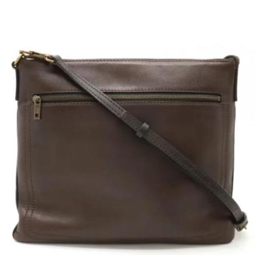 Pre-owned Leather shoulder-bags Louis Vuitton Vintage , Brown , Dames