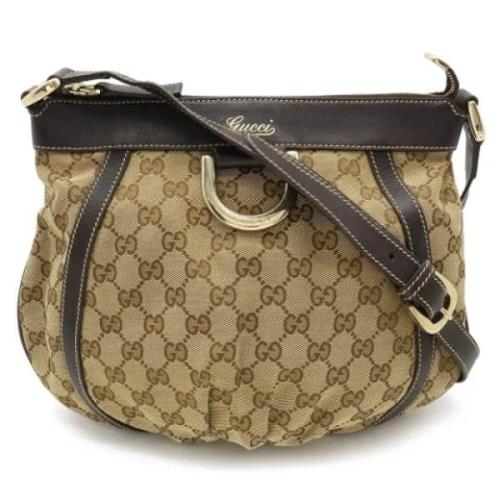 Pre-owned Canvas gucci-bags Gucci Vintage , Brown , Dames