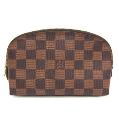 Pre-owned Canvas pouches Louis Vuitton Vintage , Brown , Dames