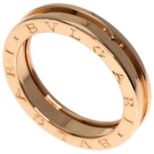 Pre-owned Rose Gold rings Bvlgari Vintage , Pink , Dames