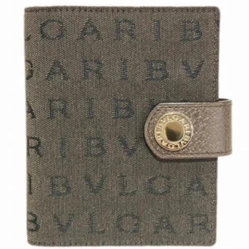 Pre-owned Canvas wallets Bvlgari Vintage , Gray , Dames