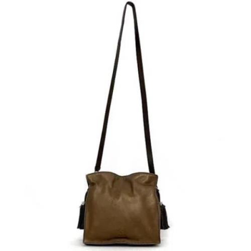 Pre-owned Fabric shoulder-bags Loewe Pre-owned , Brown , Dames