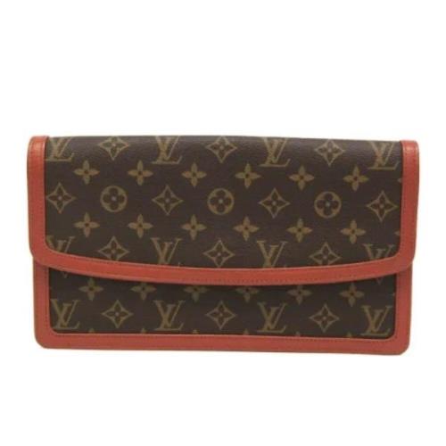 Pre-owned Fabric louis-vuitton-bags Louis Vuitton Vintage , Brown , Da...