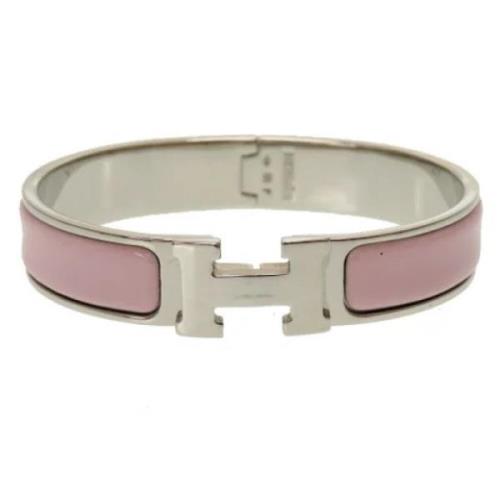 Pre-owned Metal hermes-jewelry Hermès Vintage , Pink , Dames