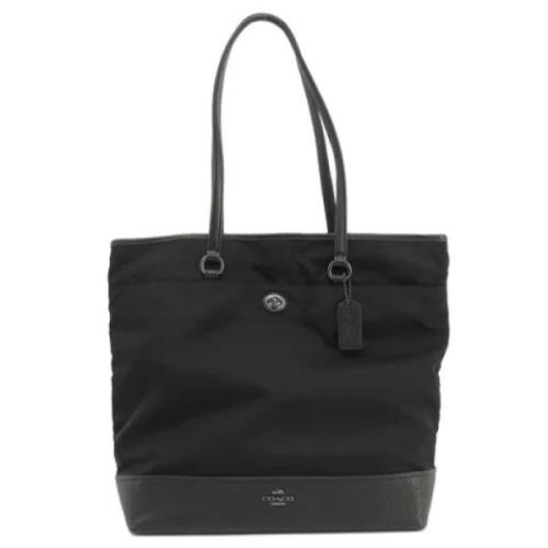 Pre-owned Leather totes Coach Pre-owned , Black , Dames