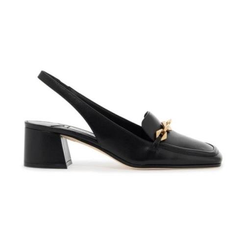 Elegante Slingback Pumps met Diamond Chain Jimmy Choo , Black , Dames