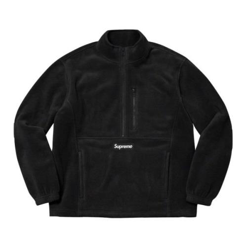 Beperkte oplage Half Zip Pullover Zwart Supreme , Black , Heren