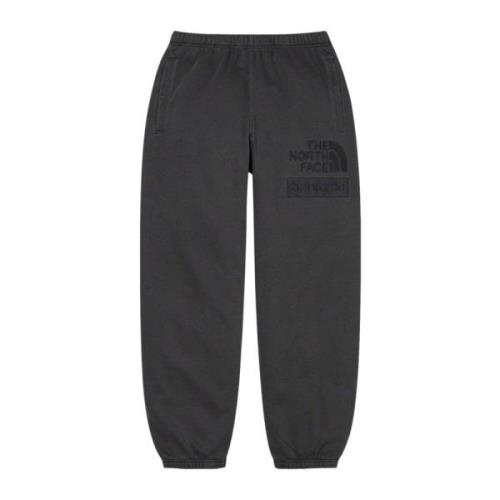 Limited Edition Pigment Gedrukte Sweatpant Zwart Supreme , Black , Her...