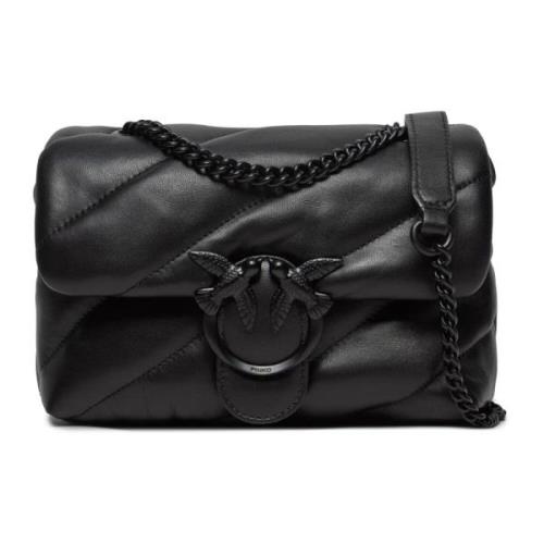 Love Puff Mini Tas Pinko , Black , Dames