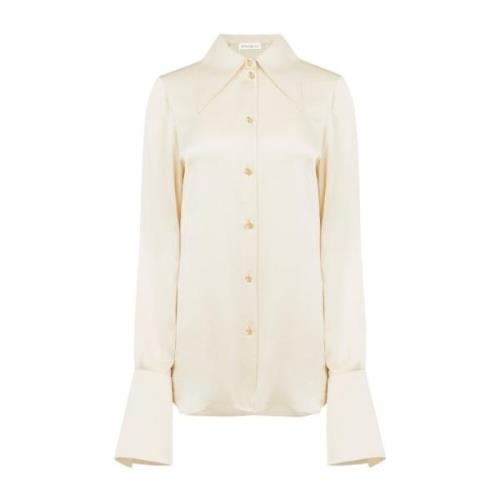 Champagne Bell Cuff Shirt Nina Ricci , Beige , Dames