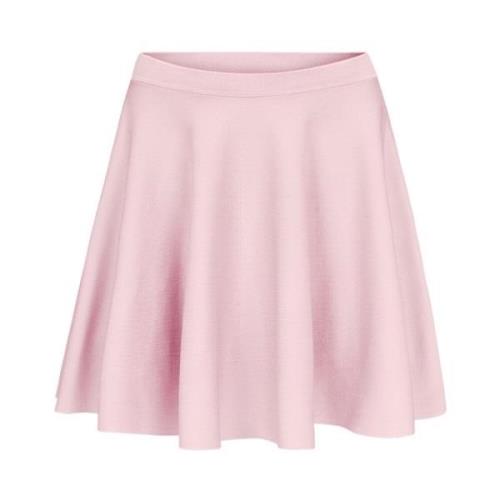 Roze Katoenen Flared Mini Rok Nina Ricci , Pink , Dames