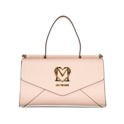 Roze Handtas met Verstelbare Band Love Moschino , Pink , Dames