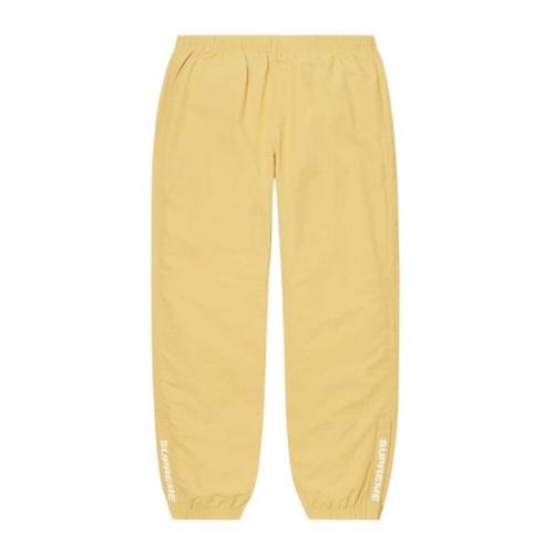 Urban Pale Yellow Warm Up Pants Supreme , Yellow , Heren