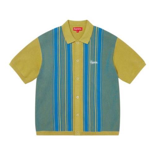 Limited Edition Gestreepte Button Up Polo Supreme , Multicolor , Heren