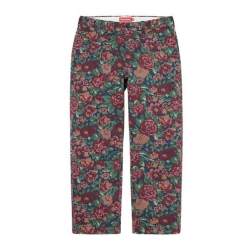 Beperkte oplage Bloemen Chino Broek Supreme , Multicolor , Heren