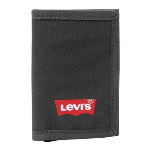 Batwing Trifold Portemonnee voor Mannen Levi's , Black , Heren